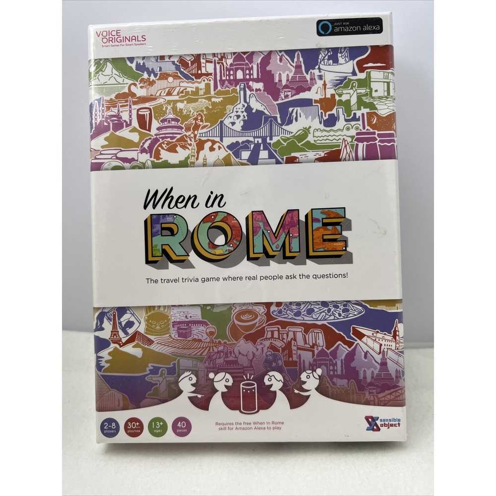 When in Rome Trivia Game Powered by Alexa Voice Original